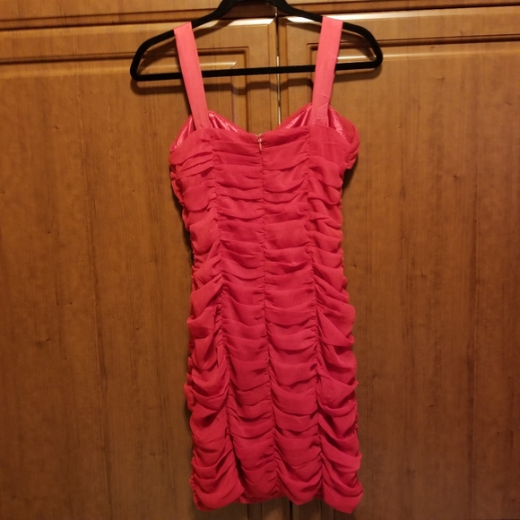 Red Ruffle Dress - Picture 6 of 10